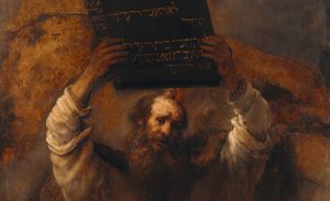 תמונה ראשית: משה שובר את לוחות הברית, רמברנדט, באדיבות ויקישיתוף