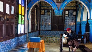 מרחב עם מסורת עתיקה ורציפה. בית הכנסת אלגריבה בג'רבה, תוניסיה
