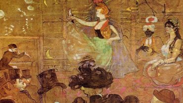 Baraque de la Goulue à la Foire du Trône: La danse mauresque ou: Les Almées), Henri de Toulouse Lautrec
