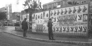 תל אביב לקראת בחירות לאסיפה המכוננת, 1949. באדיבות לע"מ, צילום: הוגו מנדלסון.