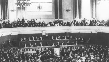 תאודור הרצל בקונגרס הציוני הראשון או השני - שנת 1897-1898
