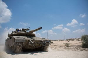 טנק ברצועת עזה במבצע צוק איתן, 2014 - ויקימדיה
