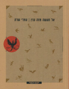 כריכת הספר_אל תעשה מזה ענין_עמרי שרת